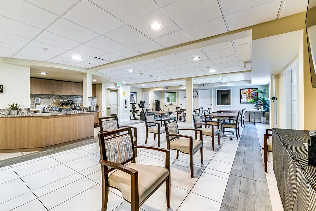 Coffee Bar and Sitting Area