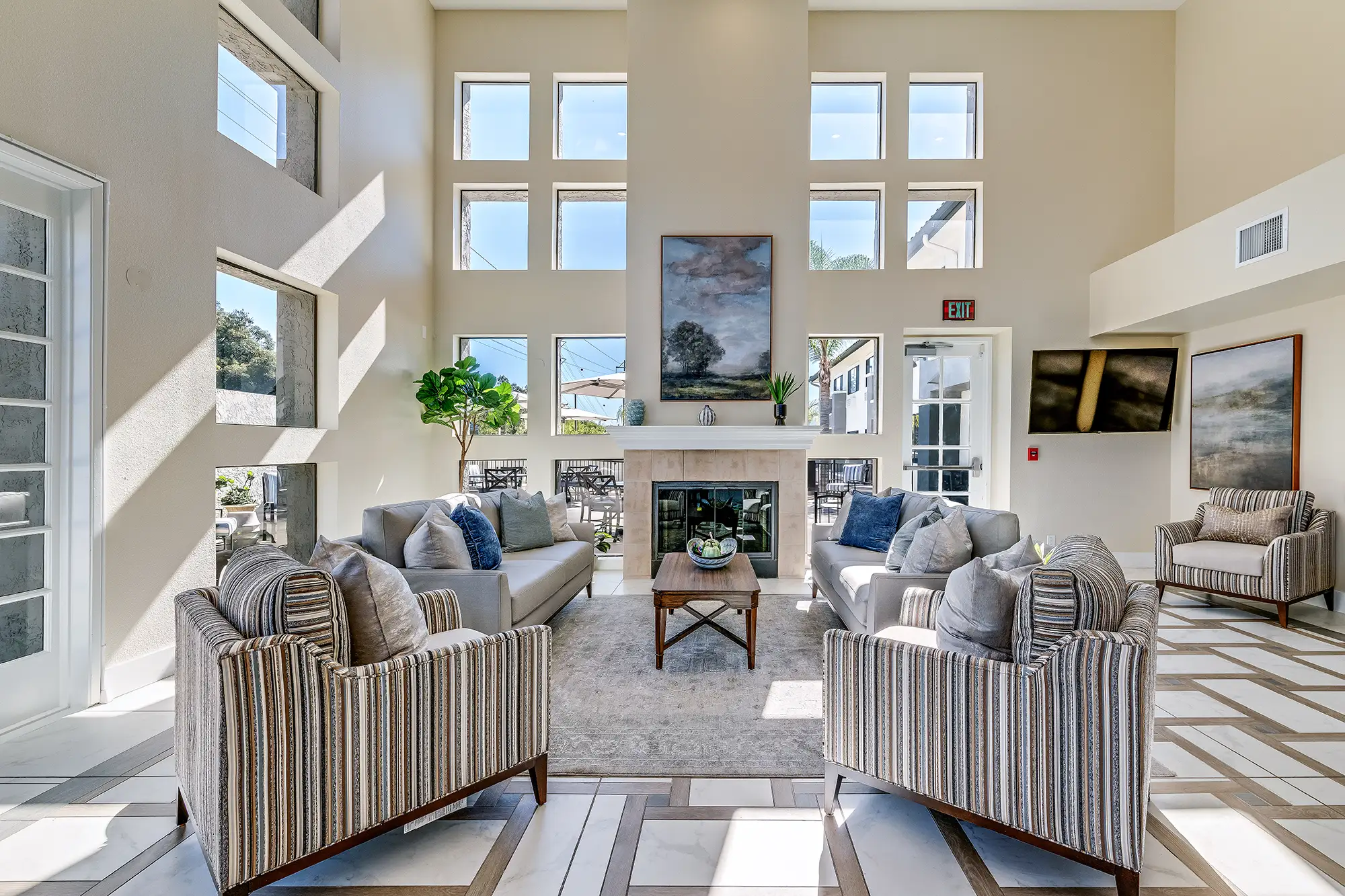 Beautiful view of the mountains near Meridian San Marcos