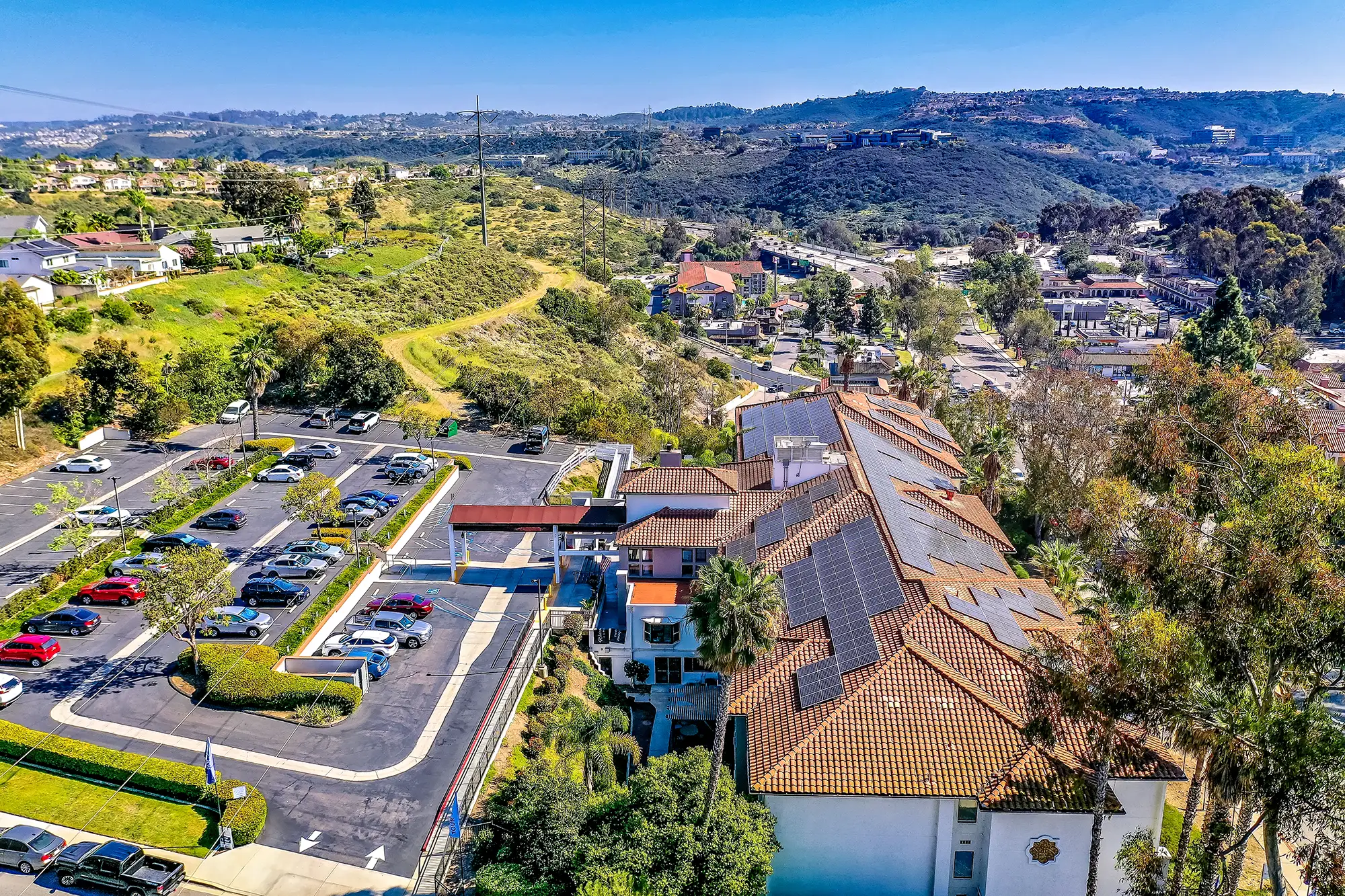 Beautiful view of the mountains near Meridian San Marcos